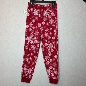 Family Pjs kids snowflake print pajama pants